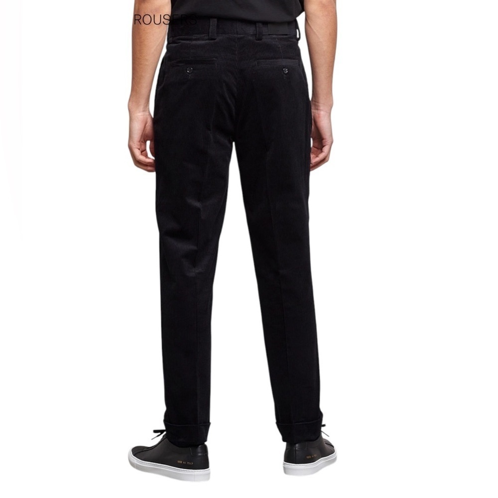 J. Lindberg New NWT Men’s Gordon 100% Cotton Corduroy Pants Black Size 46 / Med - Picture 2 of 7
